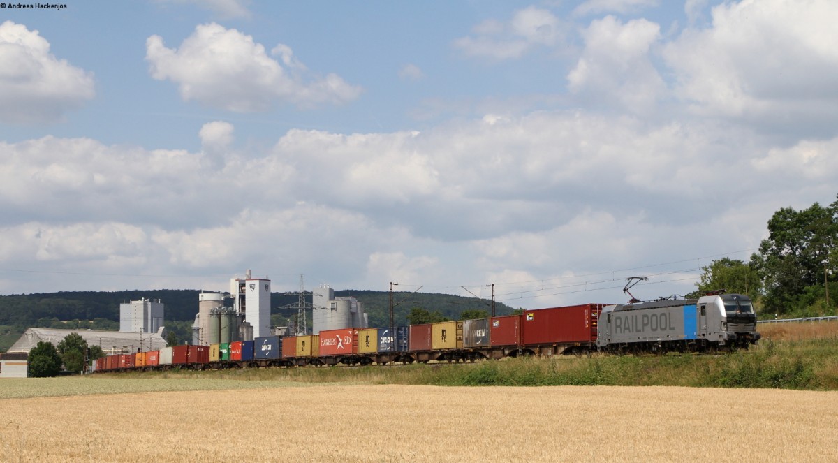 193 *** mit einem KV Zug bei Karlstadt 18.6.14