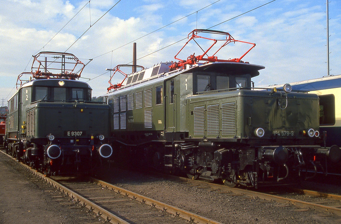 193 007, 194 579, Bochum Dahlhausen, 07.10.1985.