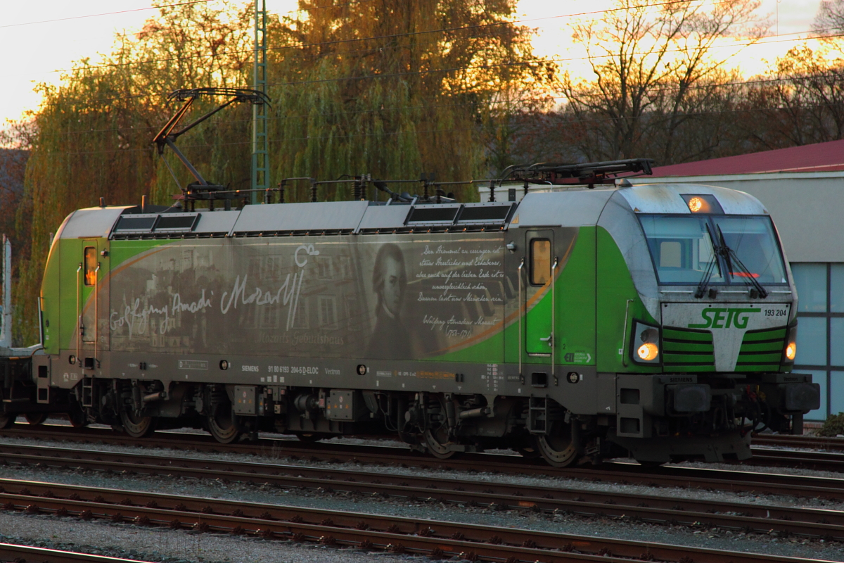 193 204-5 SETG in Lichtenfels am 20.11.2016.