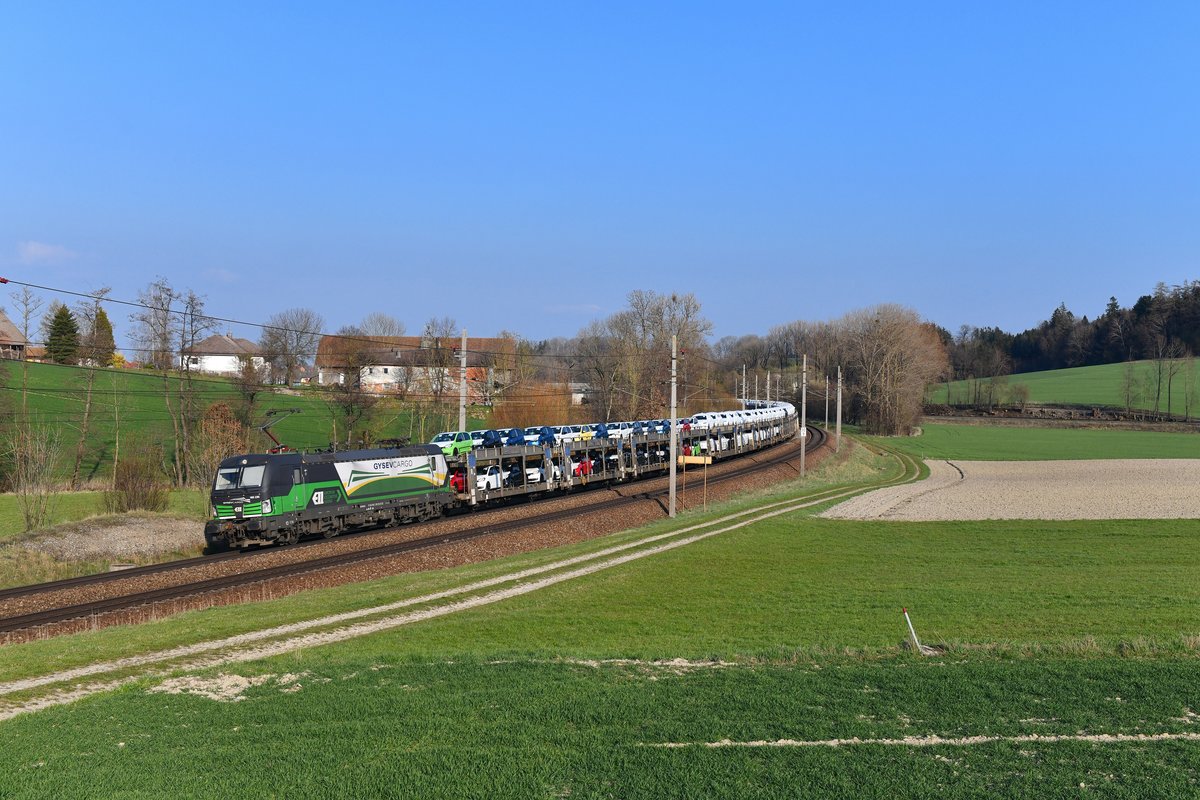 193 235 mit GAG 47174 am 31.03.2019 bei Kimpling. 