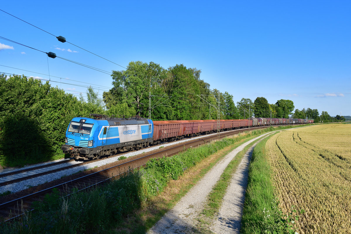 193 250 mit DGS 48962 am 07.07.2020 bei Langenisarhofen.