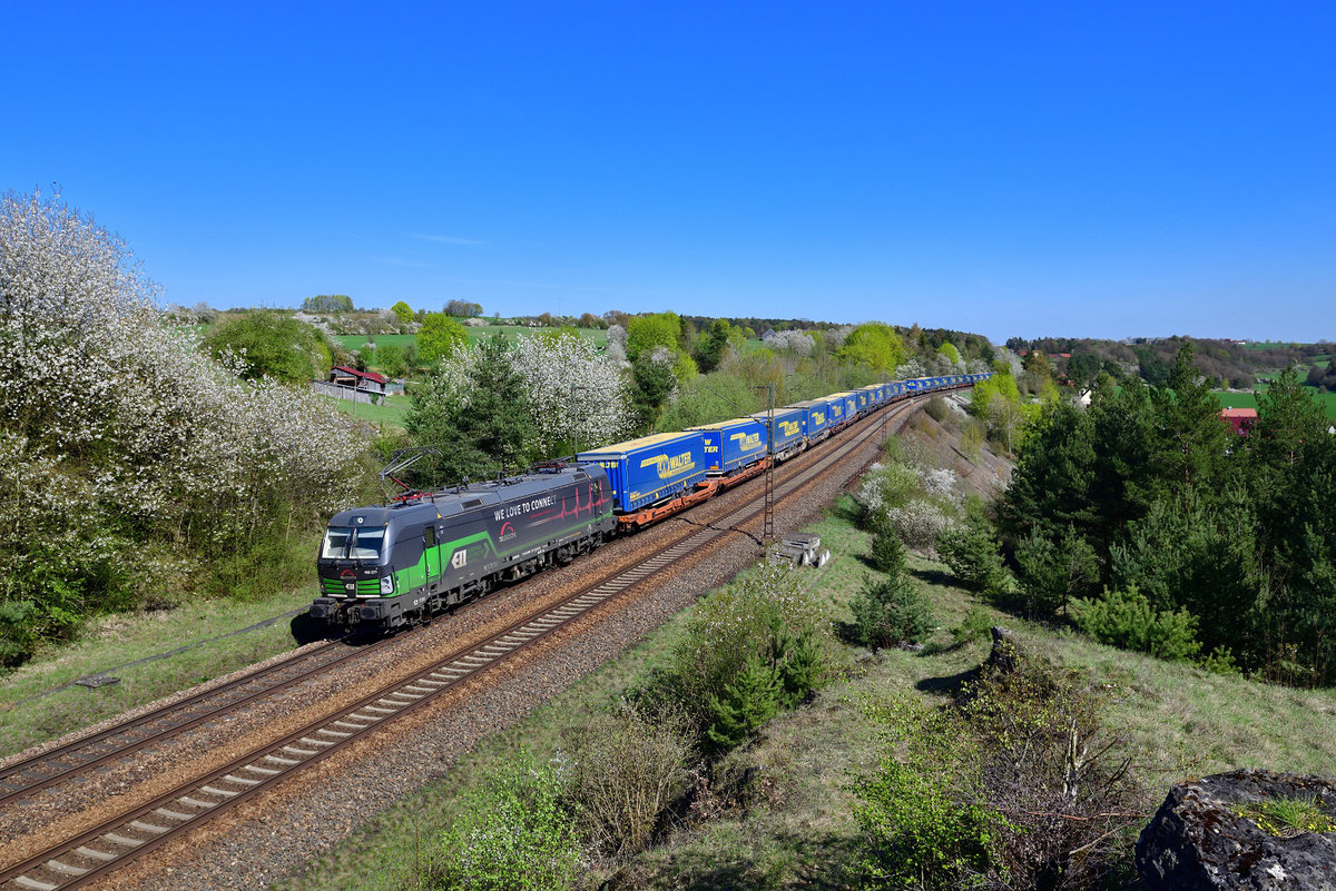 193 277 mit DGS 43946 am 18.04.2018 bei Laaber.
