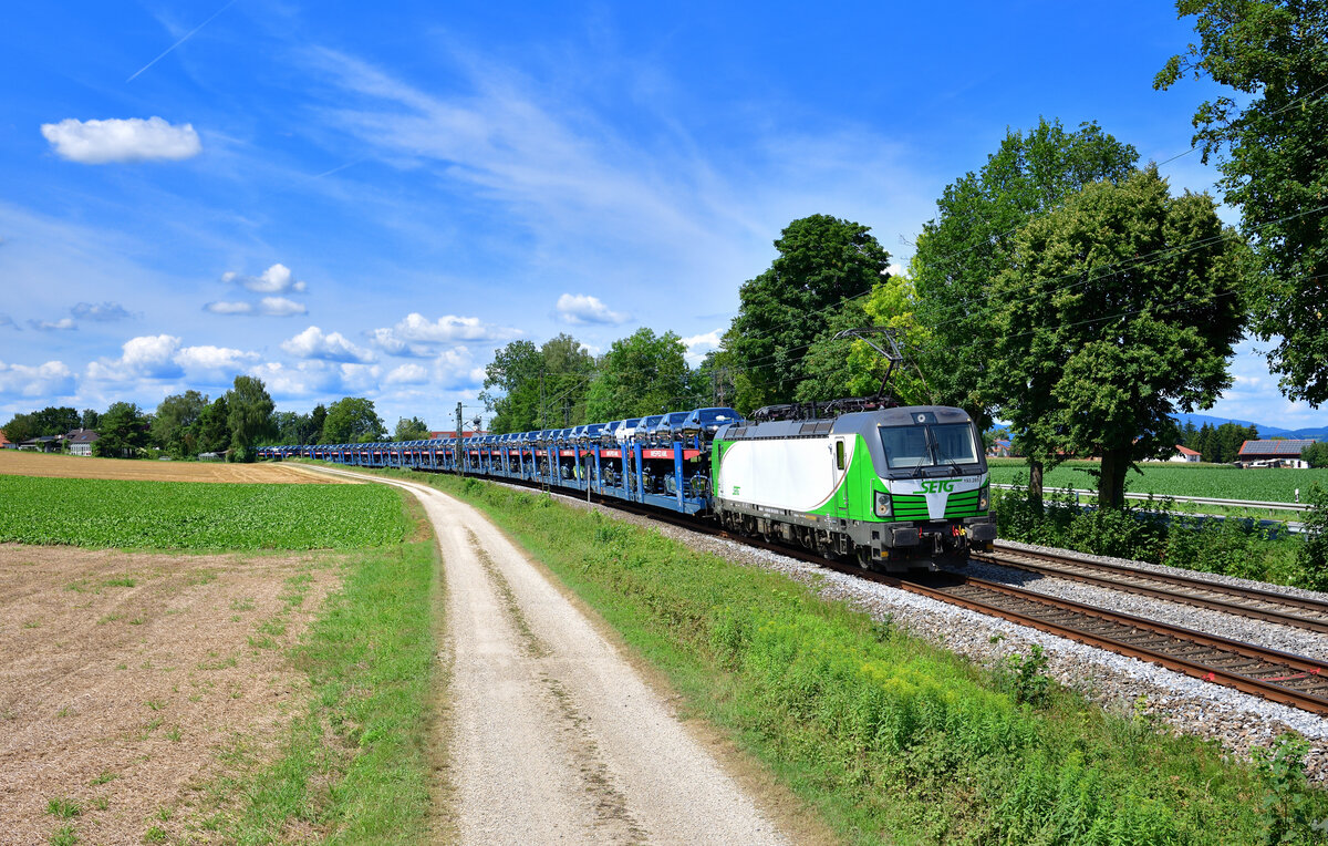 193 285 mit DGS 42883 am 25.07.2024 bei Langenisarhofen.