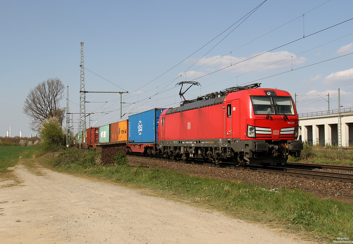 193 317 bei Porz Wahn am 08.04.2020