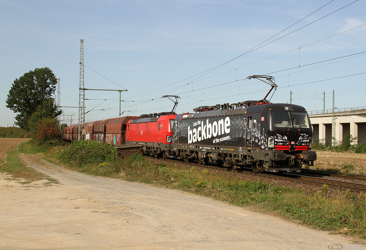 193 318 & 193 333 bei Porz Wahn am 20.09.2020