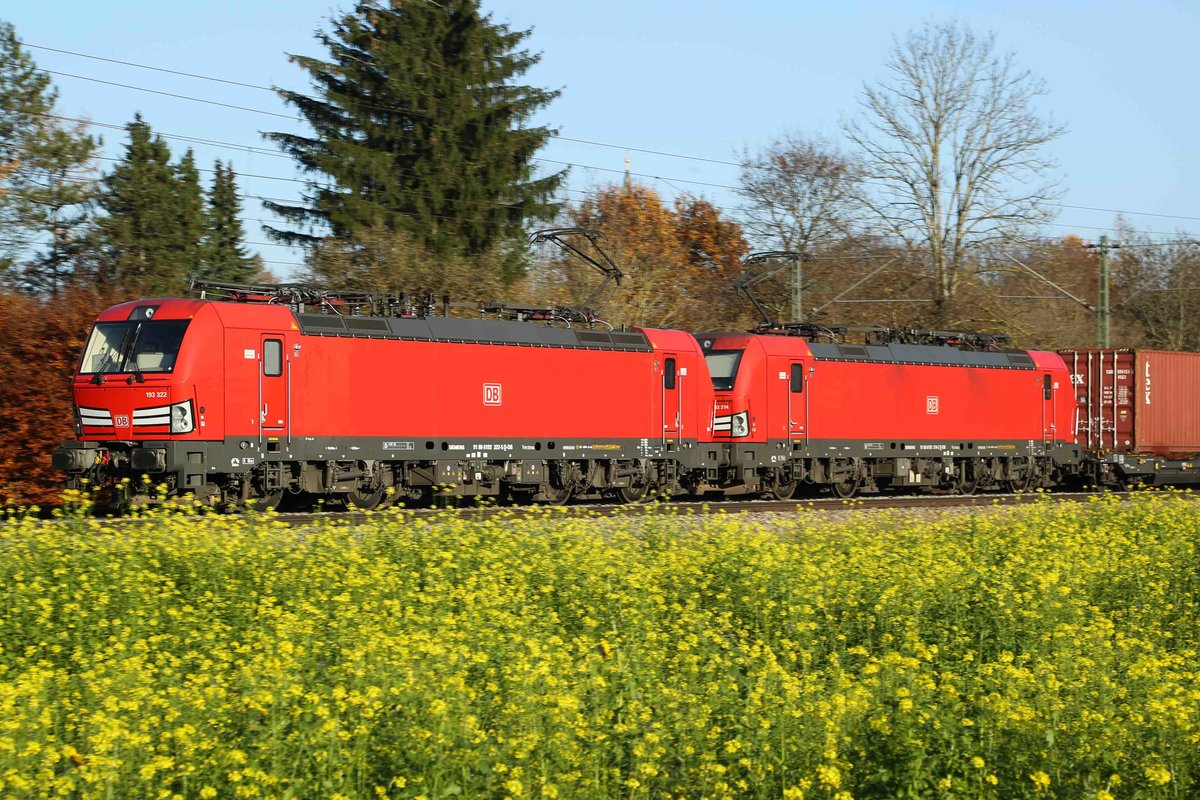 193 322  am 7 November 2020 bei Eglharting.