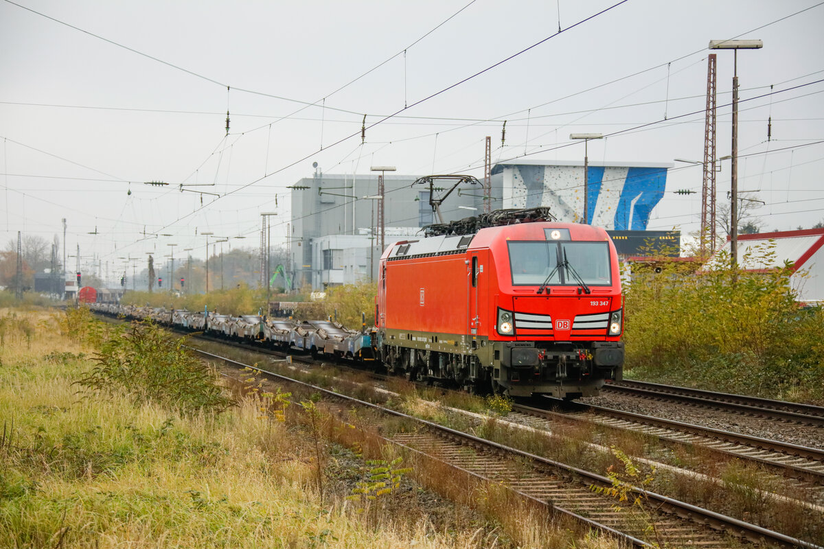 193 347 DB Vectron in Hilden, November 2021.