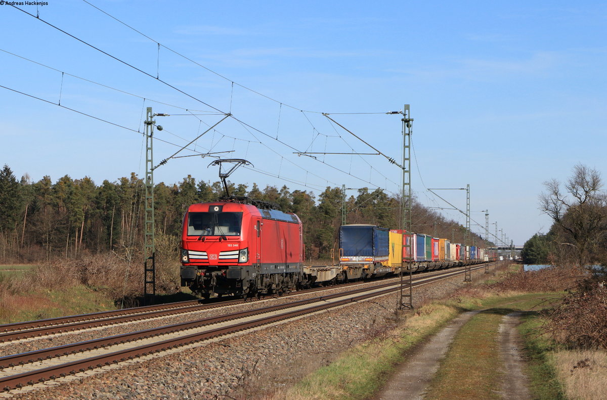 193 348-0 mit dem KT 40225 (Zeebrugge-Bundel Zwankendamme-Luino SBB) bei Friedrichstal 6.3.21