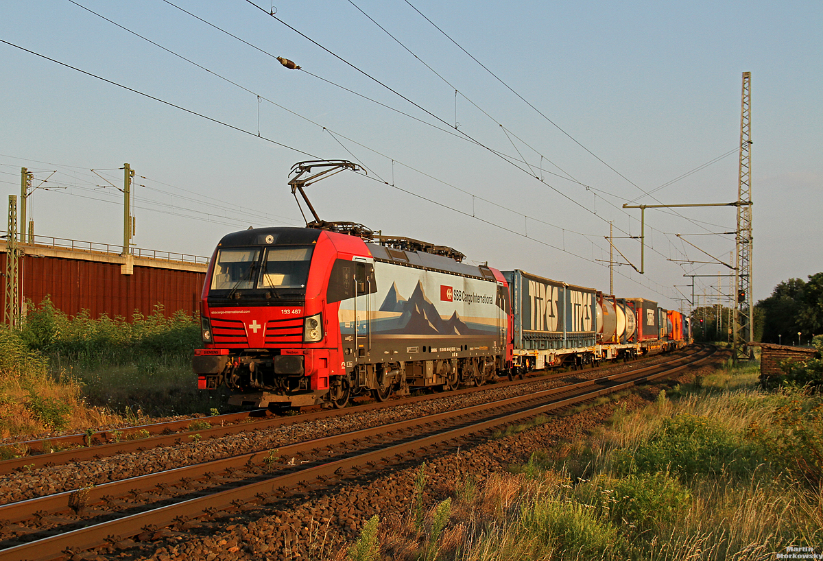 193 467 bei Porz Wahn am 08.08.2020