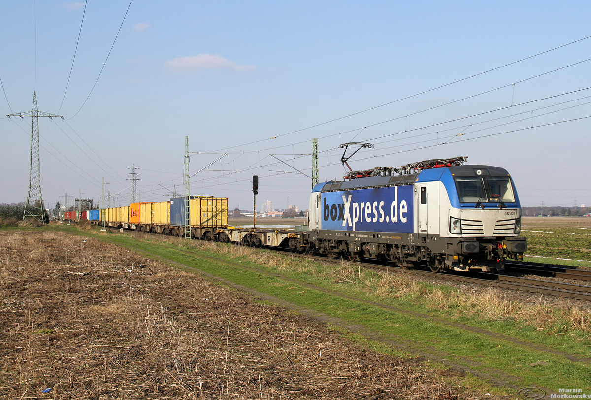 193 536 bei Hürth-Fischenich am 07.03.2021