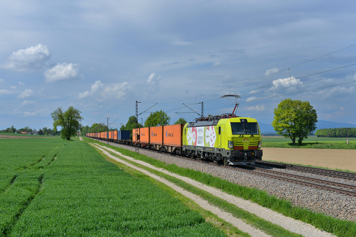 193 550 mit DGS 43967 am 12.05.2017 bei Langenisarhofen. 