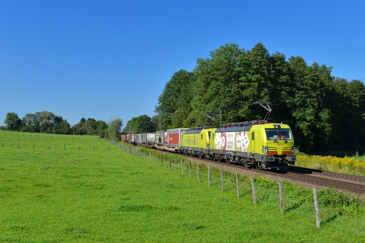 193 551 + 193 552 mit DGS 43155 am 29.08.2017 bei Vogl. 