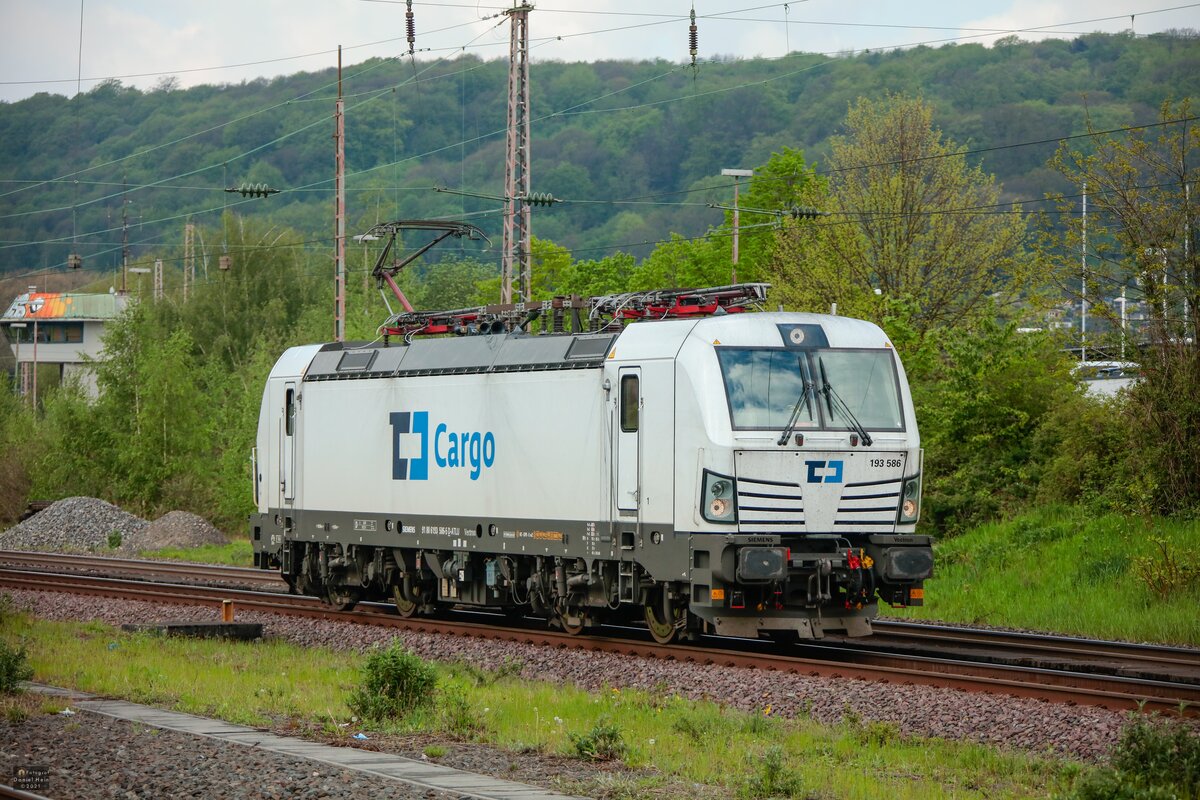 193 586 CD Cargo in Wuppertal, Mai 2021.