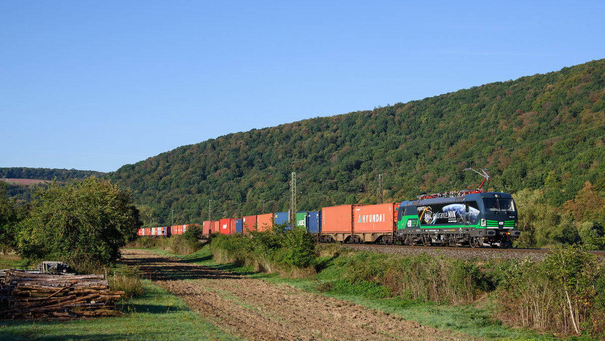 193 728 ELL-LTE mit Container Zug in Richtung Norden.(Wernfeld 16.9.2018).