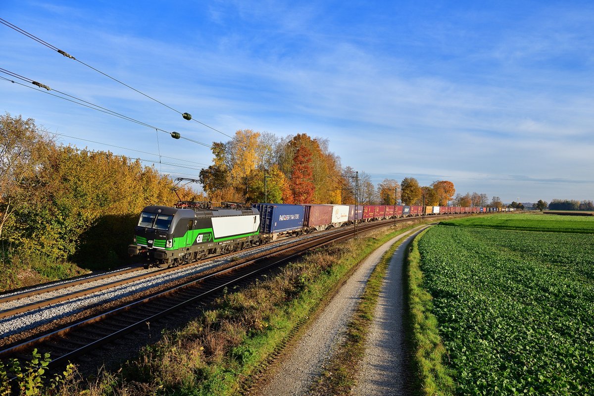 193 760 mit DGS 42974 am 28.10.2020 bei Langenisarhofen.