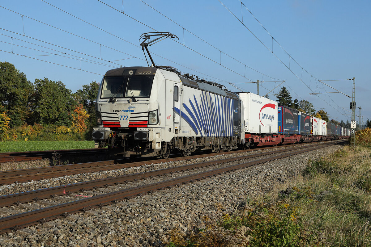 193 772 am 16.10.25 bei Eglharting in Richtung München.