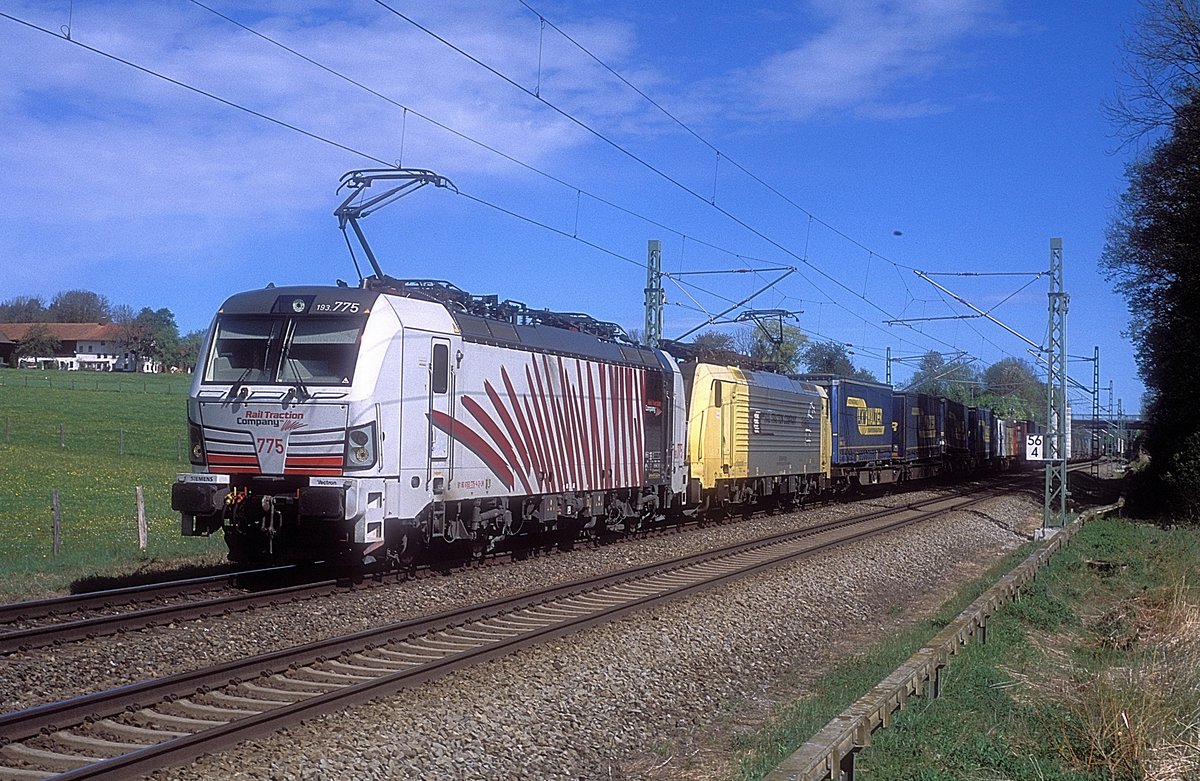 193 775 + 189 002  bei Großkarolinenfeld  24.04.19