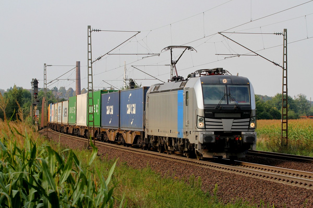 193 809-4 Railpool Vectron am 04.09.2014 bei Elze