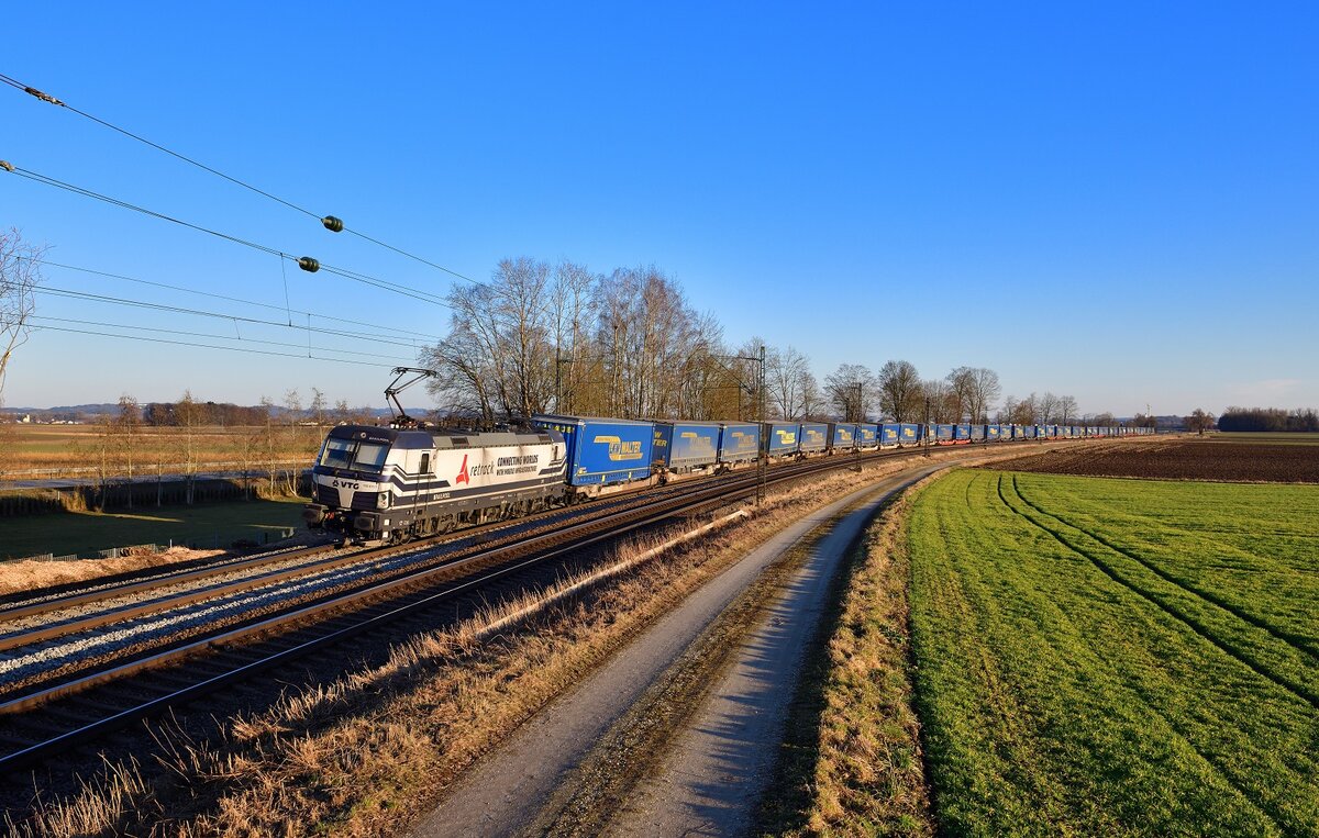 193 811 mit DGS 40656 am 13.02.2022 bei Langenisarhofen.