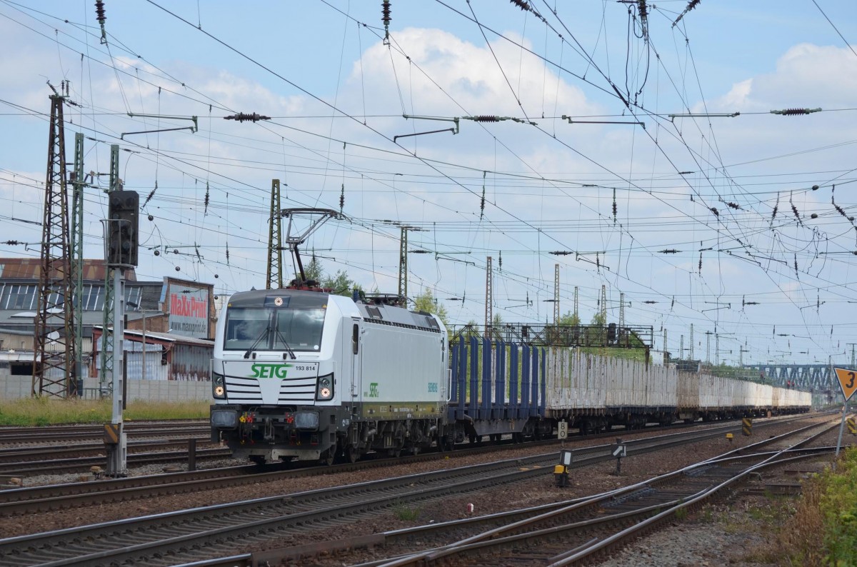 193 814 der SETG - Salzburger Eisenbahn TransportLogistik GmbH in Leipzig Mockau 17.06.2015