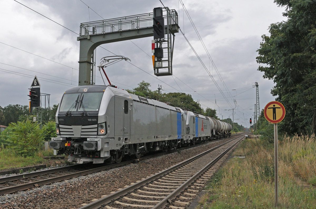 193 825 (193 811 im schlepp)@ Darmstadt - Eberstadt am 20 August 2016