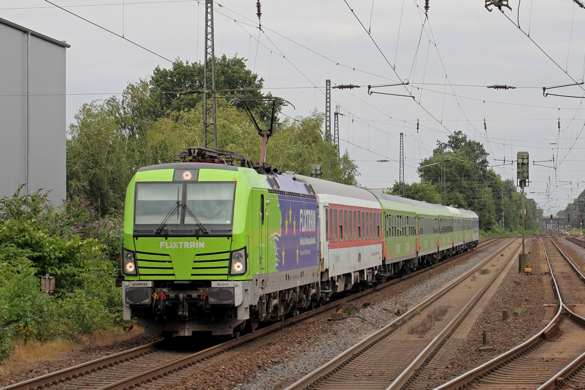 193 826-5 mit FLX 1803 nach Köln in Recklinghausen-Süd 20.7.2019