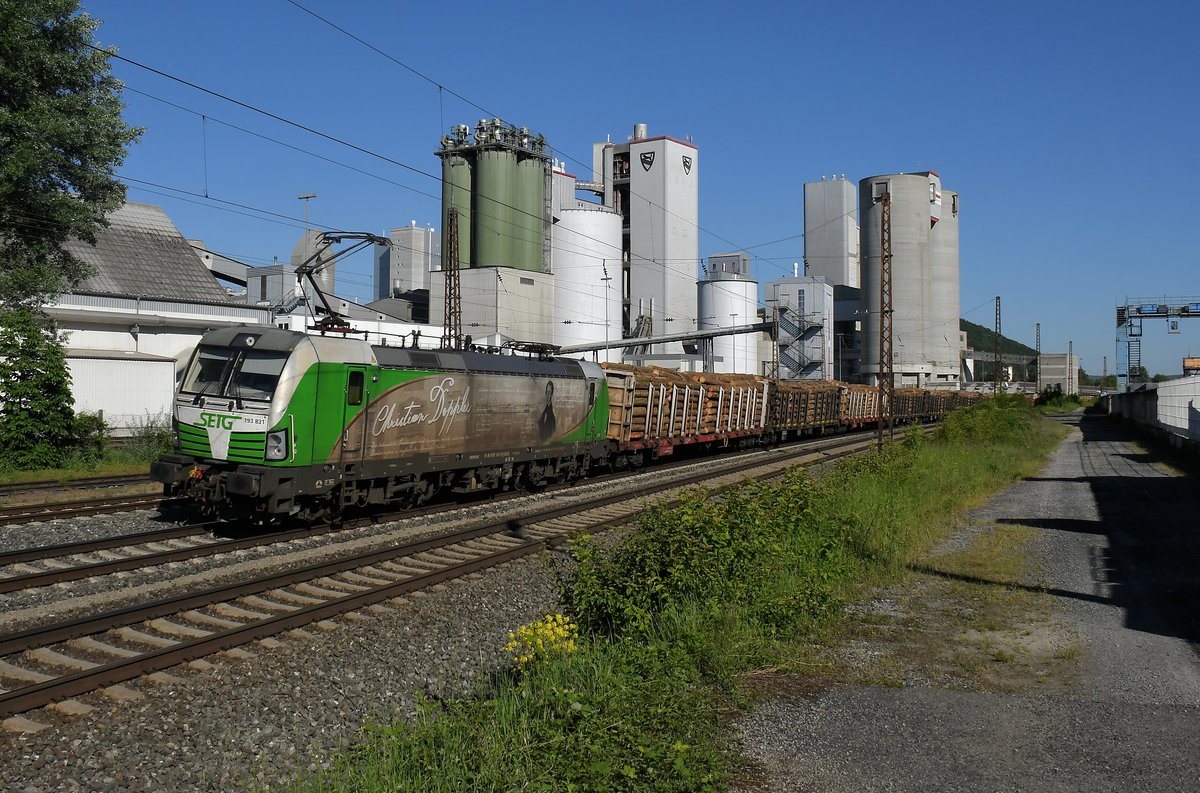 193 831 `Doppler´ am 08.05.18 in Karlstadt am Main