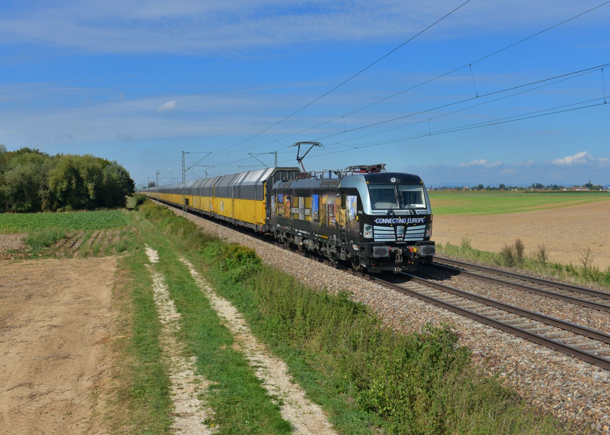 193 875 mit einem ARS Altmann am 19.09.2015 bei Stephansposching. 