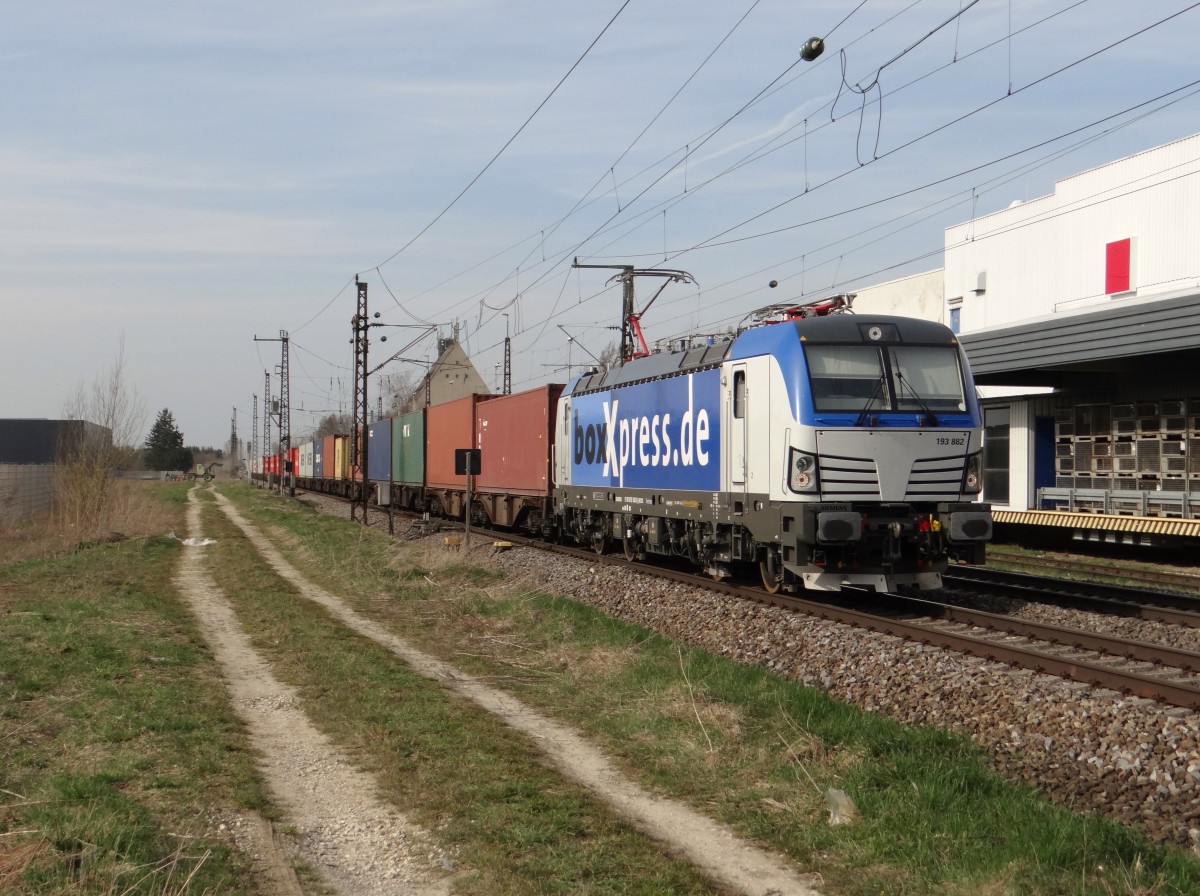 193 882 zu sehen am 10.04.15 in Gersthofen.