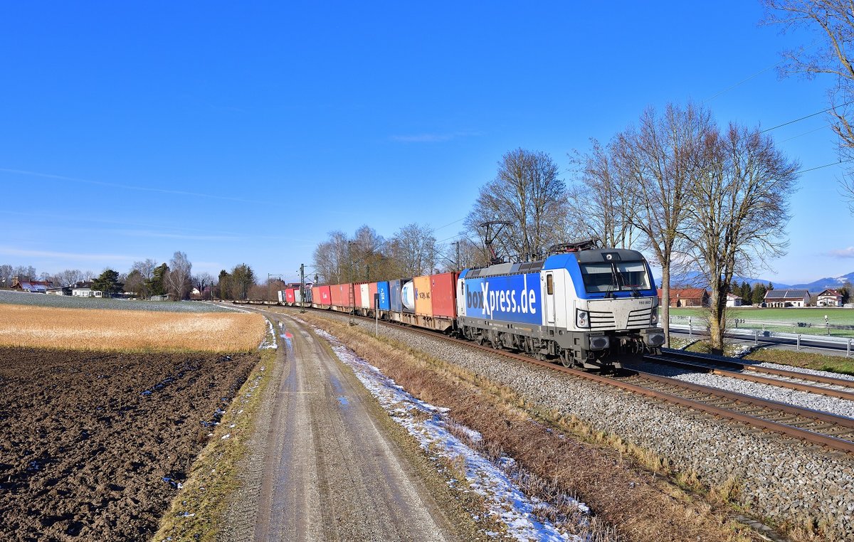 193 883 mit DGS 41139 am 31.01.2021 bei Langenisarhofen.