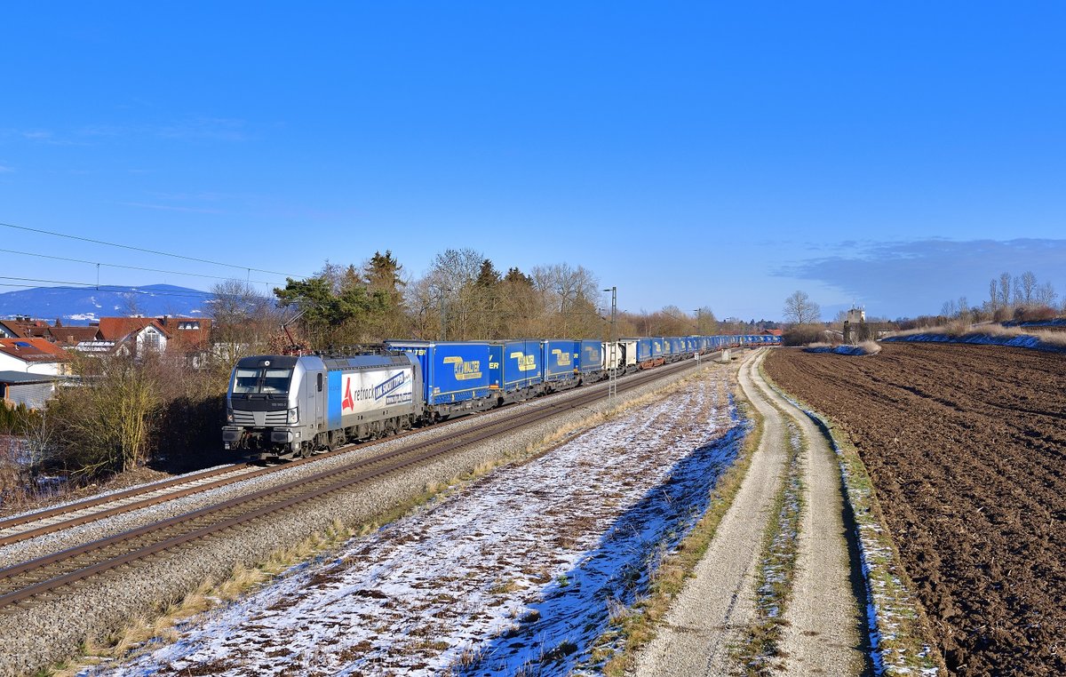 193 993 mit DGS 40656 am 31.01.2021 bei Langenisarhofen.