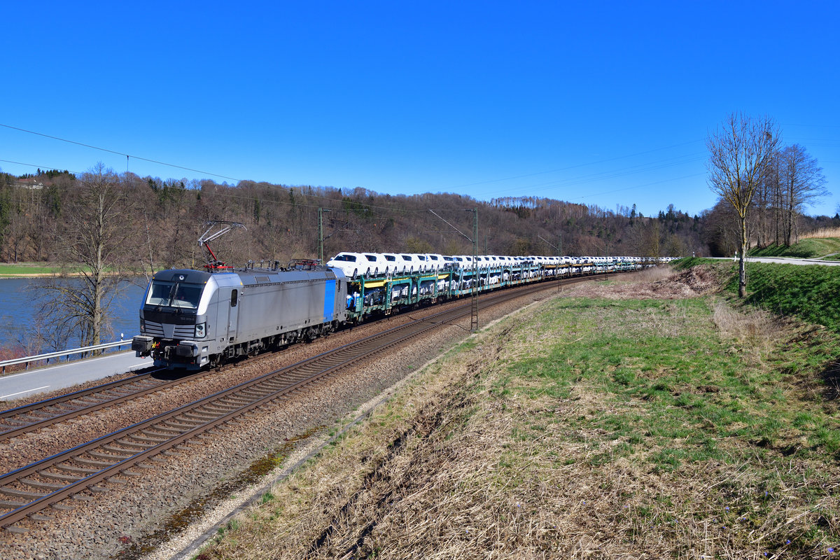 193 999 mit DGS 47142 am 15.03.2020 bei Sandbach.