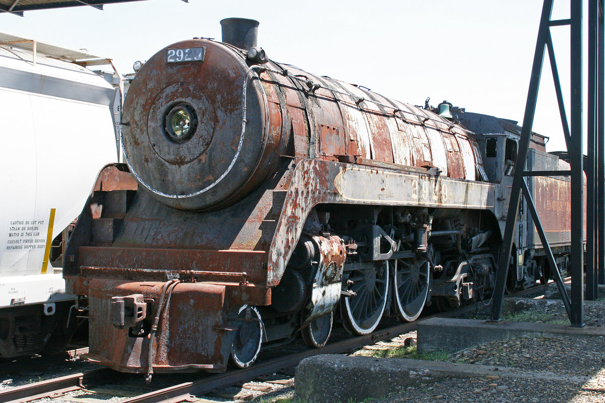 1938 Canadian Locomotive Company 4-4-4 No. 2929  Canadian National . Aufgenommen am 21. Mai 2018 in der Steamtown in Scranton, Pennsylvania / USA.