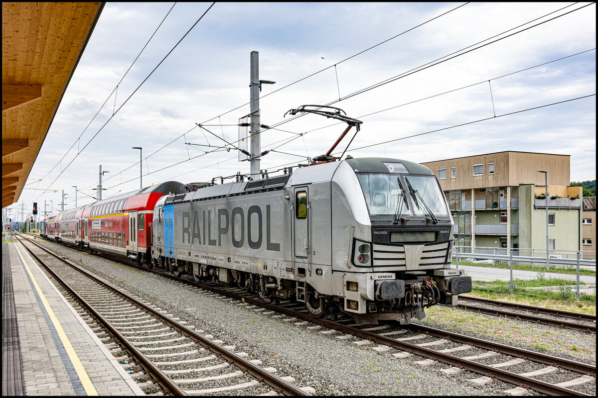 193.801 im Bahnhof Deutschlandsberg am 25.7.2025 