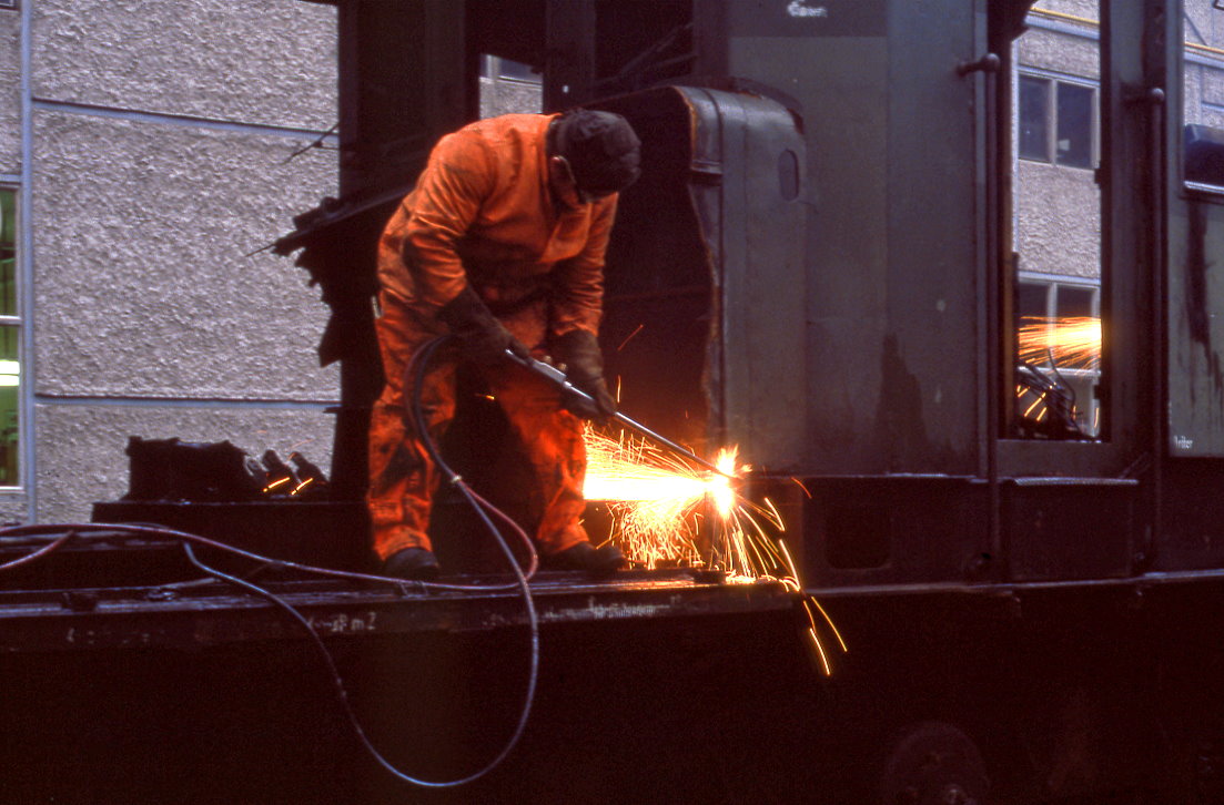 194 041, Ausbesserungswerk Bremen, 12.10.1988.
