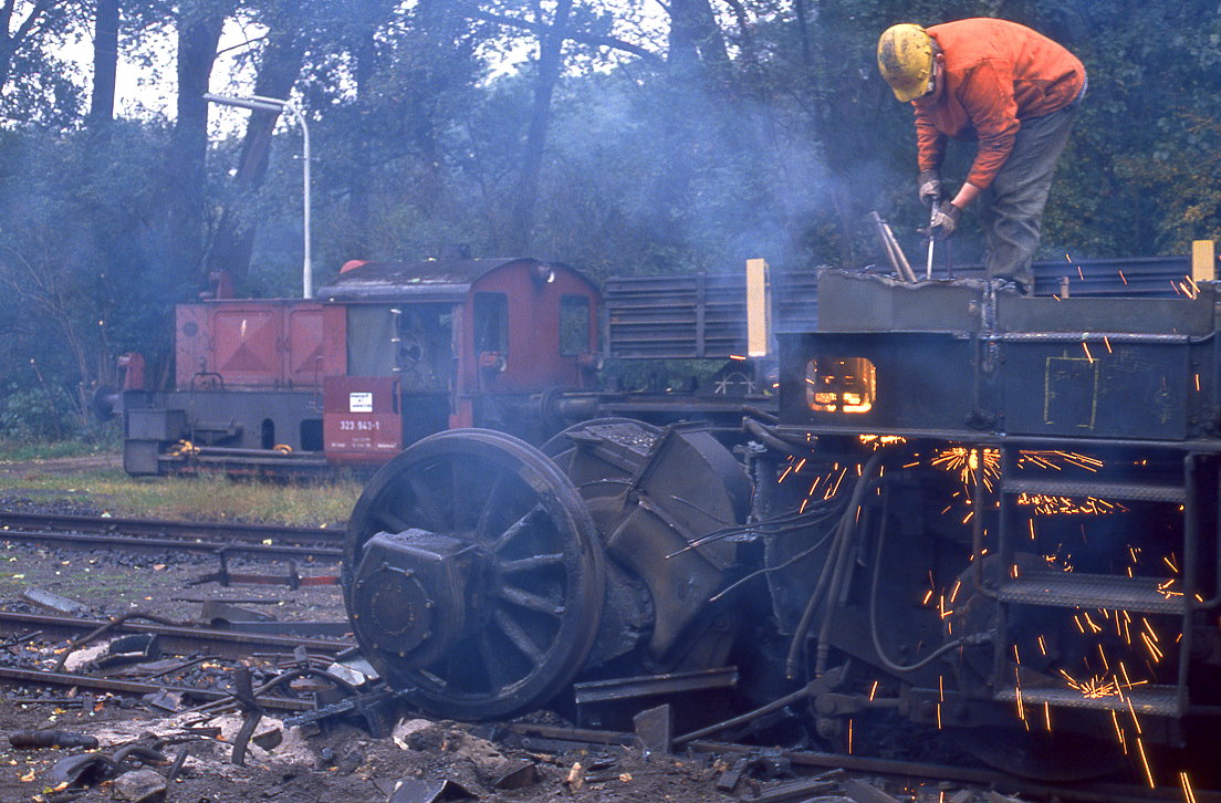 194 053, Ausbesserungswerk Bremen, 12.10.1988.