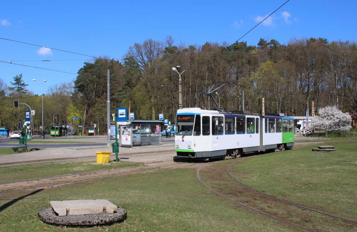 19.4.2015 Stettin-Glambeck / Głębokie - Endstation Linie 1 & 9