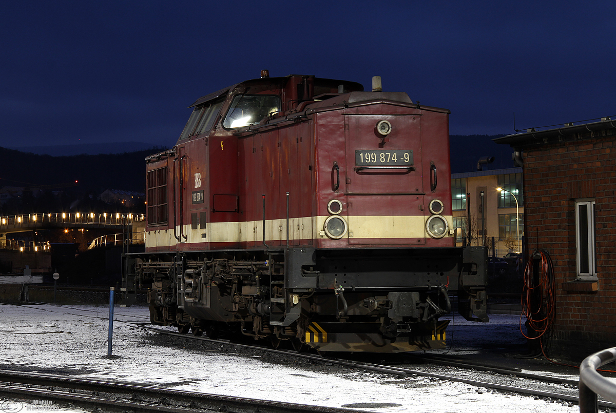 199 874 der HSB in Wernigerode am 16.12.2018