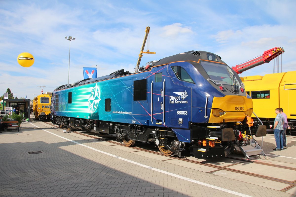 19.9.2016 Berlin, Innotrans. Class 88 von Direct Rail Services