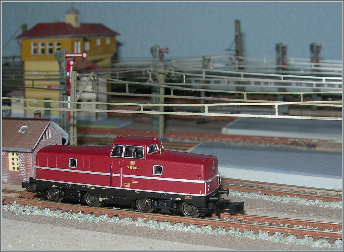 2. Dezember - TAG DER MODELLEISENBAHN: Die Märklin mini club DB 80 008 wartet im Kopfbahnhof auf einen neuen Einsatz. 

21. November 2020

