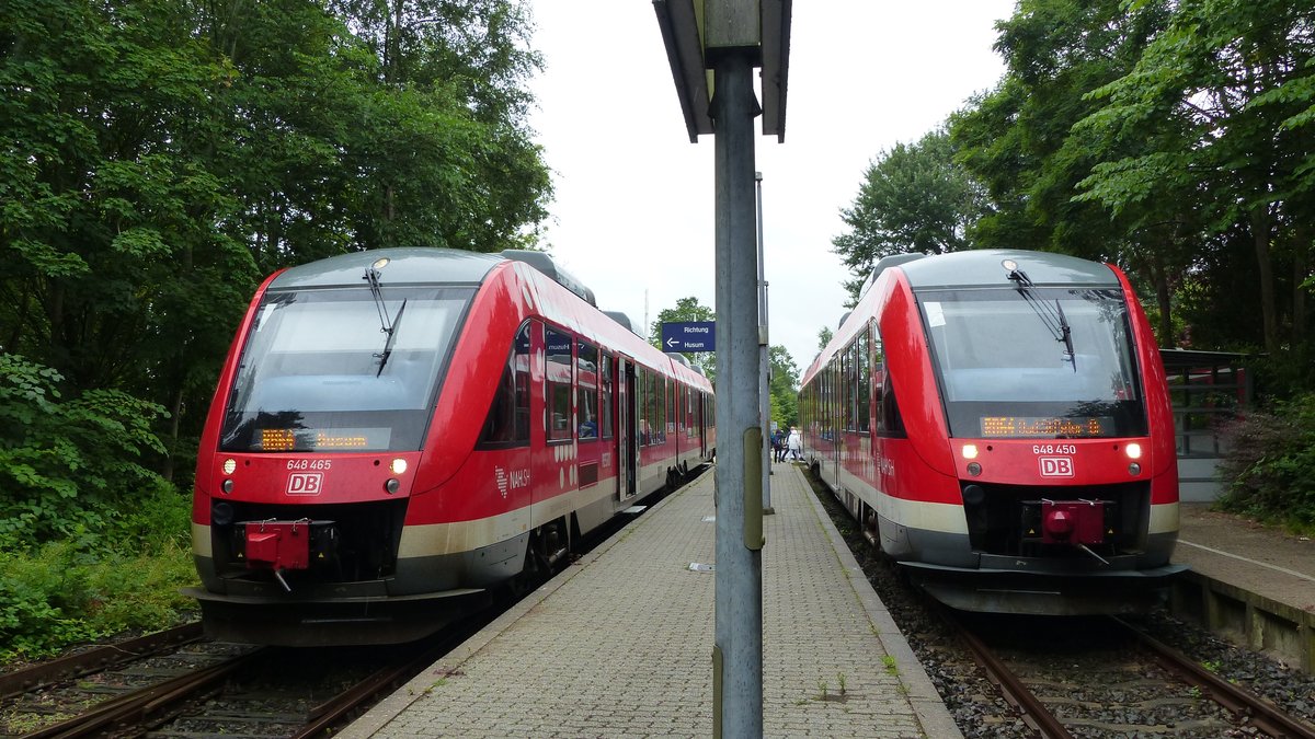2 RB64er treffen sich in Tönning. Aufgenommen am 25.7.2017 11:01
