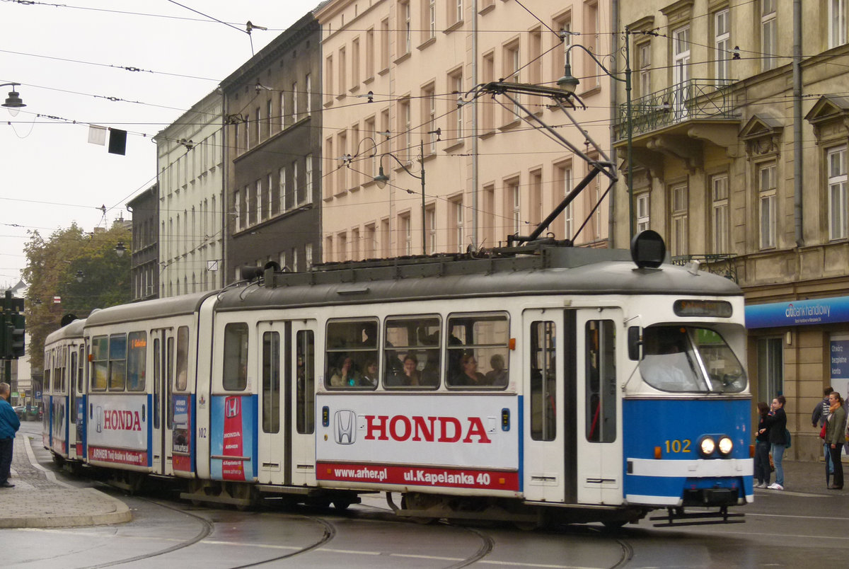 20. September 2011, Polen, Straßenbahn in Krakau Bahnbilder.de