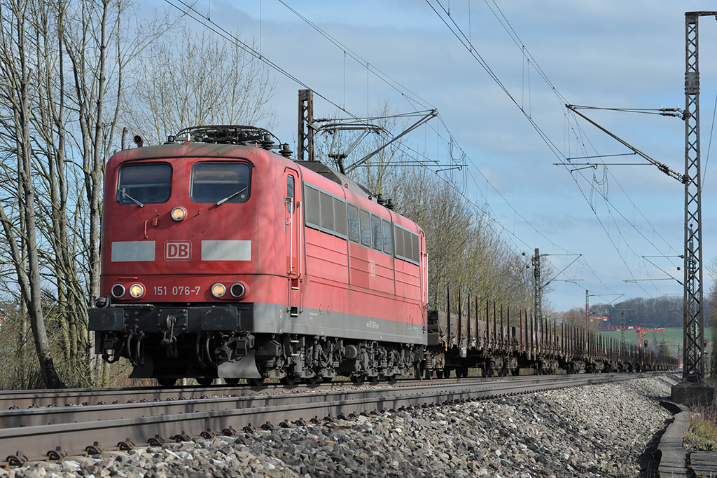 20.03.2017 Streckenabschnitt Uhingen 151 076-7