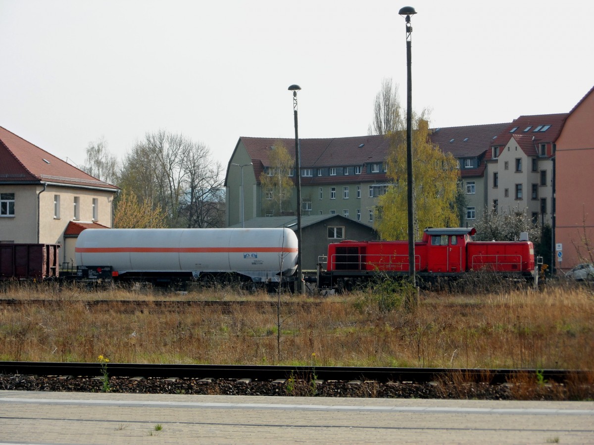 2014-04-01 Kurzzug mit 294 653-1 im Bahnhof Bautzen