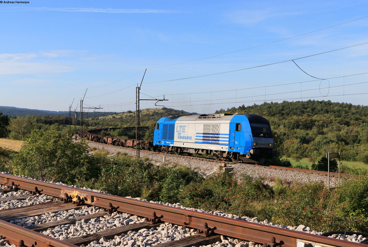 2016 903-4 mit einem leeren KV Zug bei Prešnica 11.9.20
