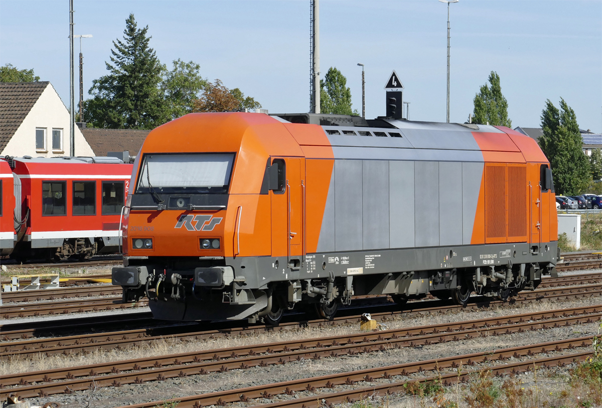 2016 908-3 der RTS im Bf Euskirchen - 20.09.2019