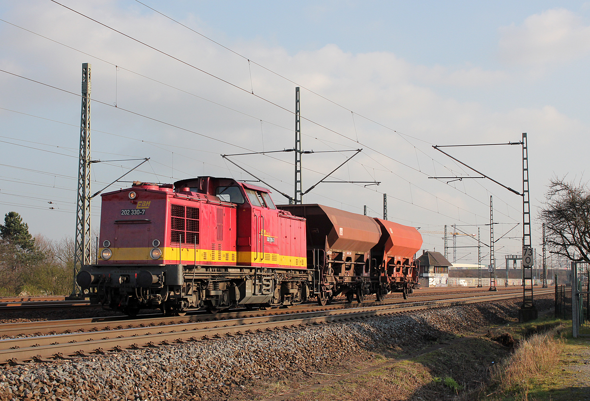 202 330-7 bei Porz Wahn am 05.03.2014