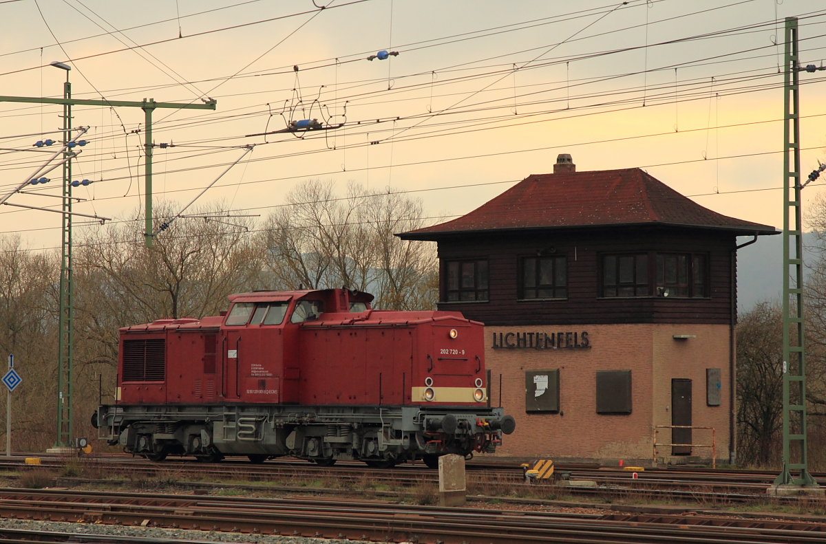 202 720-9 EBS in Lichtenfels am 31.03.2016.