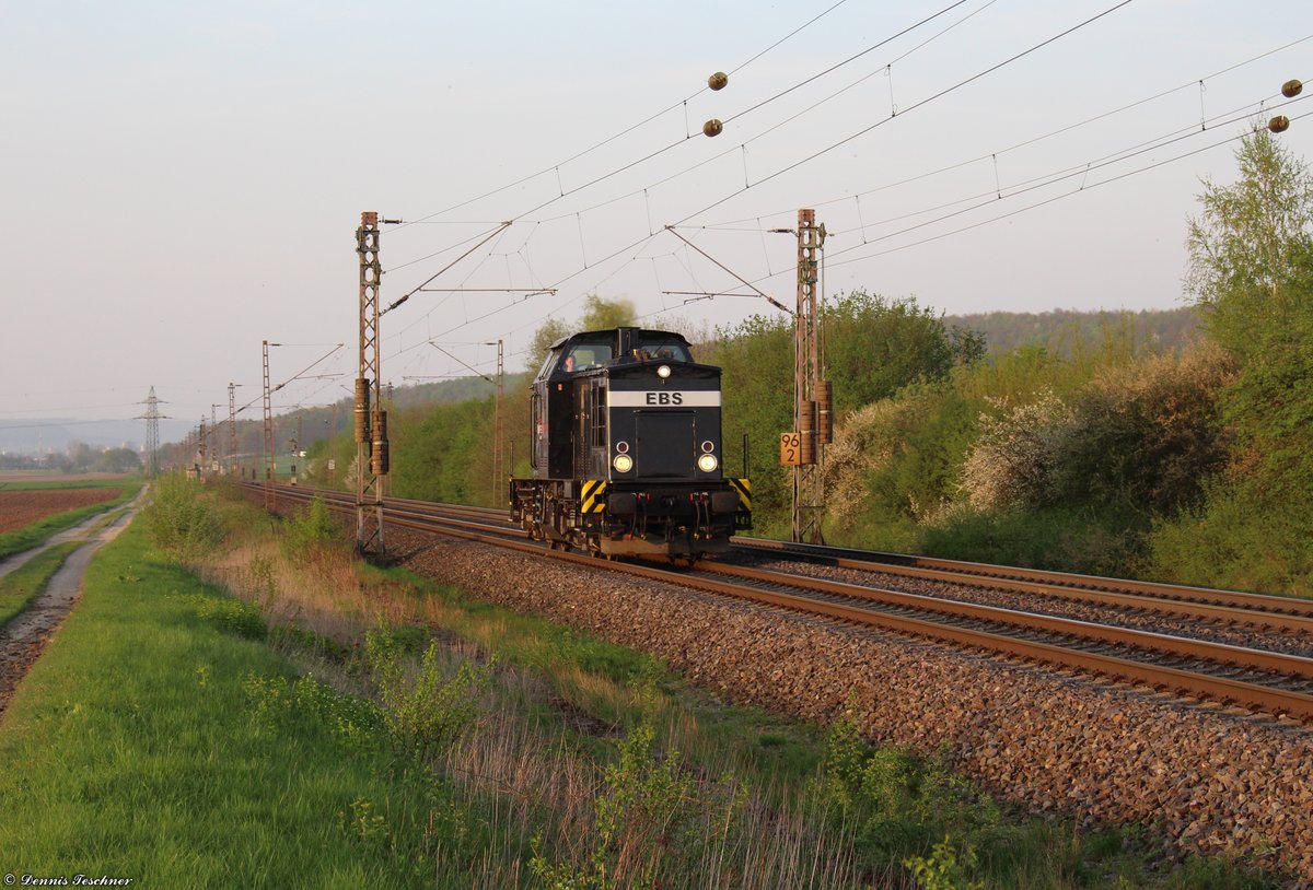 202 738-1 der EBS unterwegs bei Nörten-Hardenberg am 19.04.2018