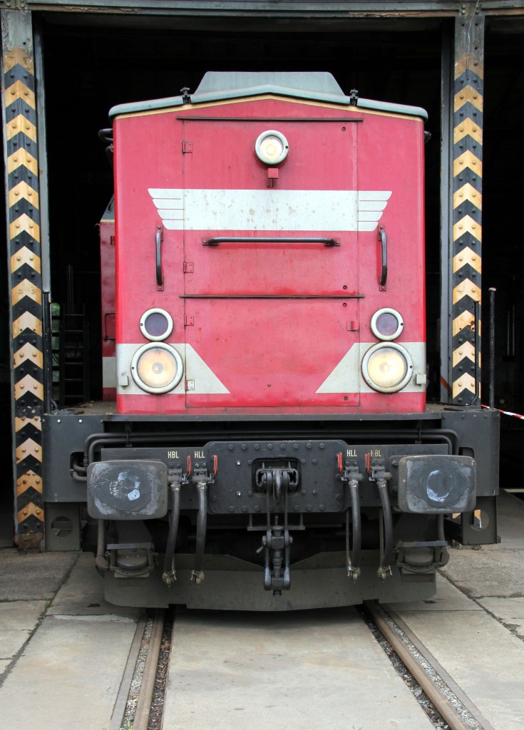 202 738-1 war bei den 3. Geraer Eisenbahnfrühling in Gera zusehen. Foto 03.05.2014 
